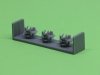 Master SM-350-091 USN 40 mm/56 Bofors twin mount ver.1 / with Mk-51 director - (resin, PE and turned parts) - (6pcs) 1:350
